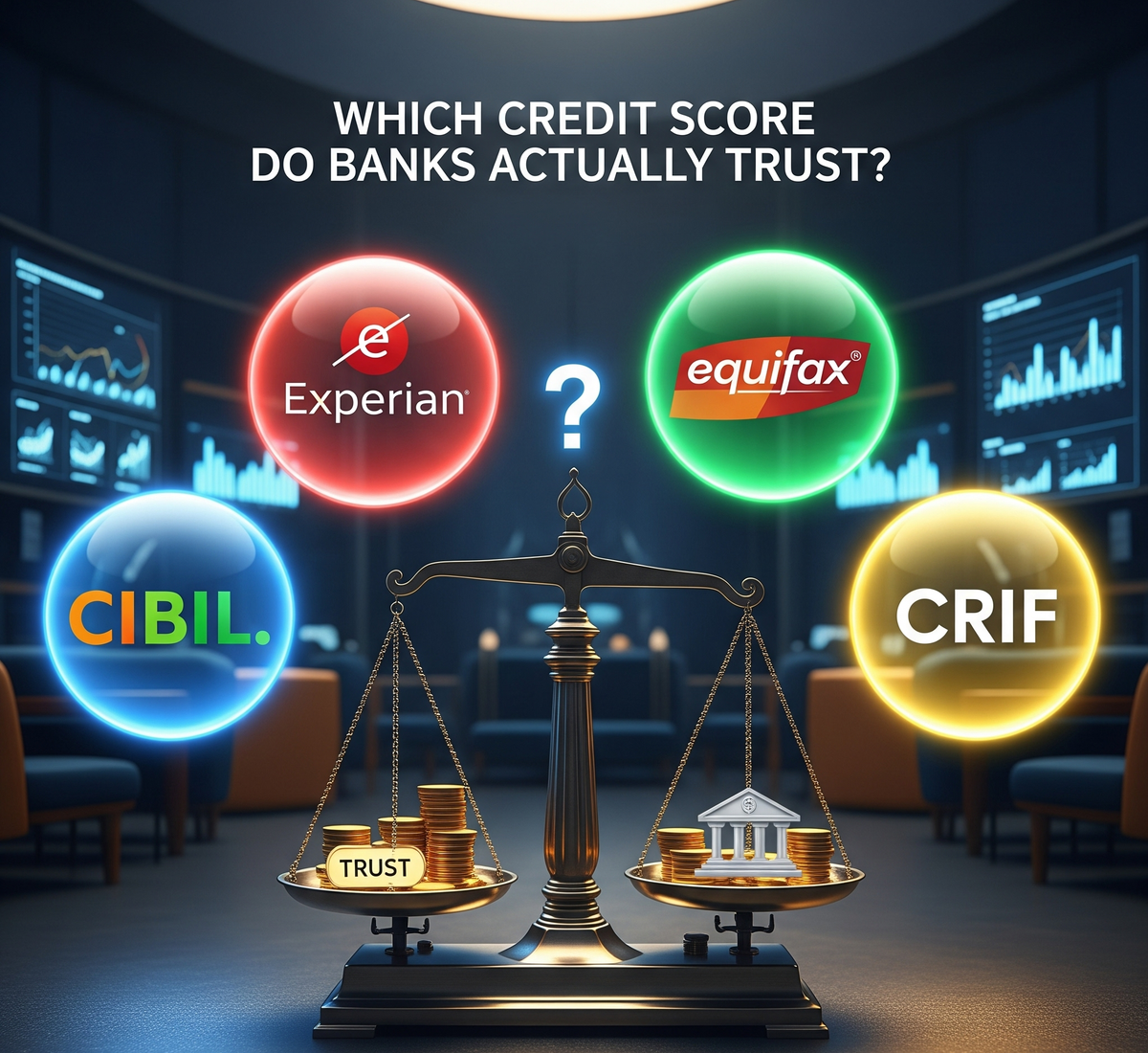CIBIL vs Experian vs Equifax vs CRIF: Which Credit Score Do Banks Actually Trust?